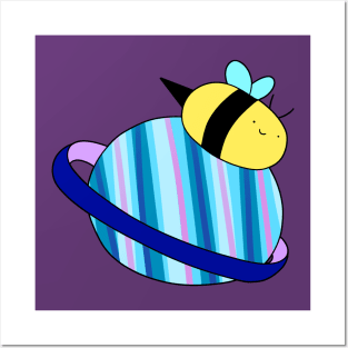 Saturn Bee Posters and Art